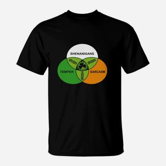Shenanigans Irish Temper Sarcasm T-Shirt - Thegiftio UK