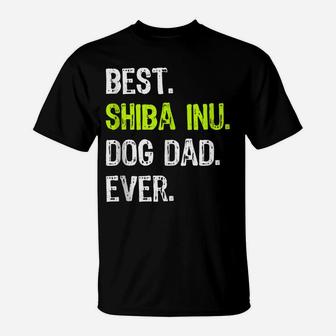 Shiba Inu Dog Dad Fathers Day Dog Lovers T-Shirt | Crazezy UK