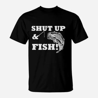 Shut Up N Fish Funny Country Song T-Shirt | Crazezy AU