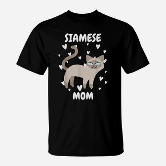 Siamese Cat Mom Mummy Mama Mum Mommy Mother's Day Mother T-Shirt | Crazezy AU