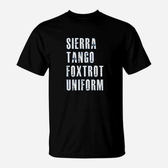 Sierra Tango Foxtrot Uniform T-Shirt | Crazezy