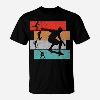Skater Skateboarder Retro Skateboard Boys Youth T-Shirt | Crazezy AU