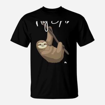 Sloth Is My Spirit Animal Gift Clothing Teen Girls Women T-Shirt | Crazezy