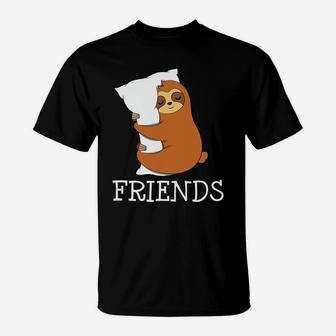 Sloth Pillow Friends Lazy Cute Kawaii Anime Japanese Sweatshirt T-Shirt | Crazezy AU