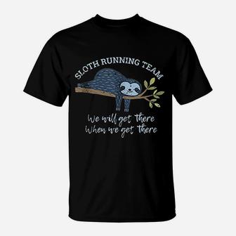 Sloth Running Team T-Shirt | Crazezy CA