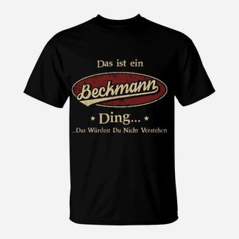 Snap-Beckmann T-Shirt - Monsterry DE