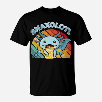 Snaxolotl Axolotl Hoodie Youth Kid Cute Mexican Walking Fish T-Shirt | Crazezy