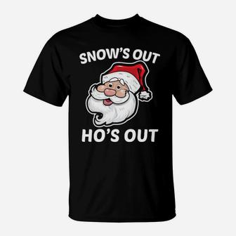 Snow's Out Ho'out T-Shirt - Monsterry UK
