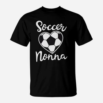Soccer Nonna Womens Italian Grandma Soccer Game Gift T-Shirt | Crazezy DE