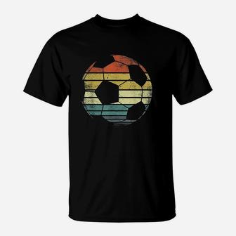 Soccer Player Ball Vintage Style Coach T-Shirt | Crazezy