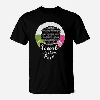 Social Workers Rock T-Shirt | Crazezy