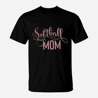 Softball Mom T-Shirt | Crazezy