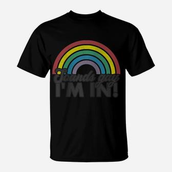 Sounds Gay I'm In Rainbow 70'S 80'S Style Retro Gay Pride Raglan Baseball Tee T-Shirt | Crazezy
