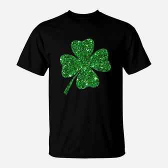 Sparkle Clover Irish For St Patricks Pattys Day T-Shirt - Thegiftio UK