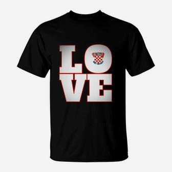 Sportliches Liebe-Design T-Shirt mit Herz, Trendiges Outfit - Seseable