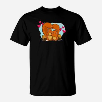 Squirrel Tee Ladies Squirrel Lover Gifts T-Shirt - Thegiftio