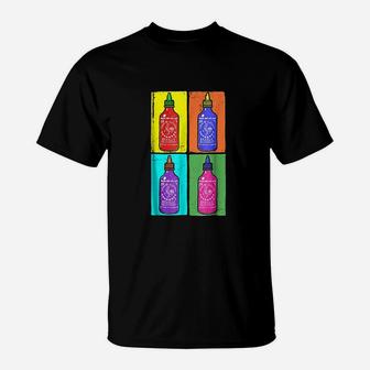 Sriracha 4 Panel Color T-Shirt | Crazezy DE