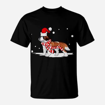 St Bernard Dog Funny Xmas This Is My Christmas Pajama T-Shirt | Crazezy