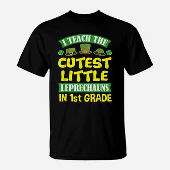 St Patrick Day Tshirts Teacher 1St Grade Men Women School T-Shirt | Crazezy