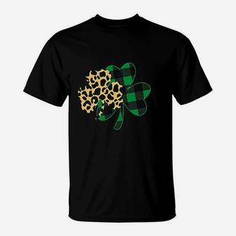 St Patricks Day Blessed And Lucky Graphic Im One Lucky Mama Tops T-Shirt | Crazezy
