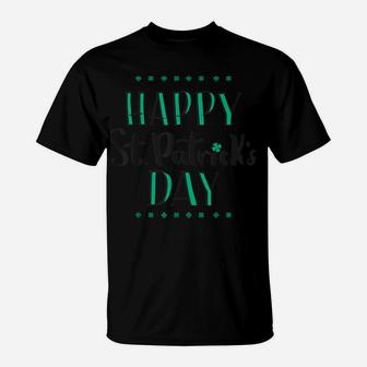St Patricks Day Clover Saint Patrick Lucky Irish Pattys T-Shirt | Crazezy CA