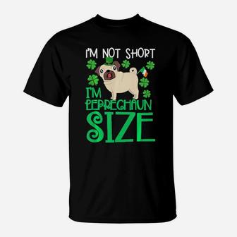 St Patricks Day Shirt For Women Leprechaun Size Pug Irish T-Shirt - Monsterry