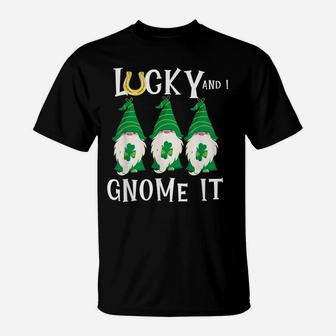St Patricks Day Shirt Men Gnome St Pattys Paddys Day Punny T-Shirt | Crazezy