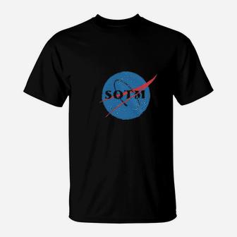 Standing On The Moon T-Shirt | Crazezy