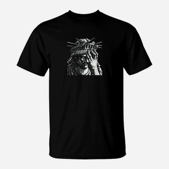 Statue Of Liberty Crying T-Shirt | Crazezy DE