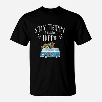 Stay Trippy Little Hippie Gifts For Hippie T-Shirt | Crazezy