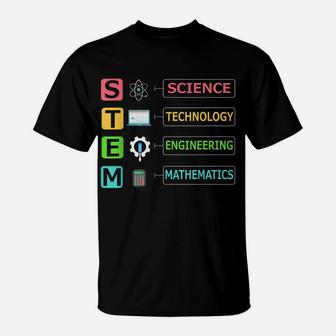 Stem Science Technology Engineering Math Teacher Gift T-Shirt | Crazezy