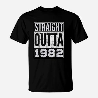 Straight Outta 1982 39Th Birthday T-Shirt | Crazezy DE