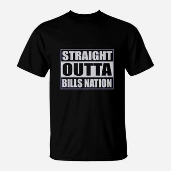 Straight Outta Bills Nation Football T-Shirt | Crazezy