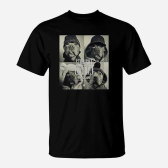 Straight Outta Rescue T-shirt - Pit Bull T-Shirt - Thegiftio UK