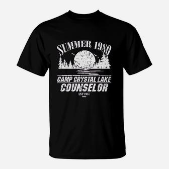 Summer 1980 Camp Crystal Lake Counselor T-Shirt | Crazezy UK