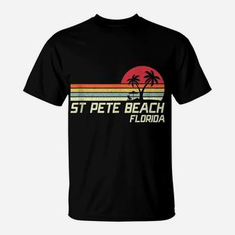 Summer Vacation Vintage Florida St Pete Beach T-Shirt | Crazezy CA