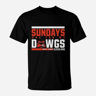 Sundays Are For My Dawgs T-Shirt | Crazezy UK