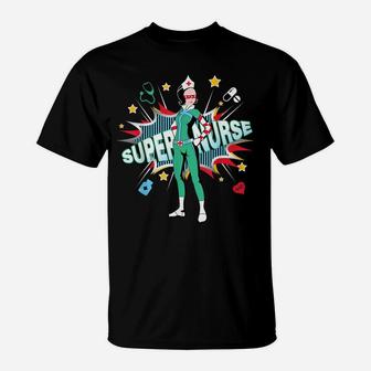 Super Nurse Shirt Best Superhero Funny Rn Nurse T-Shirt | Crazezy
