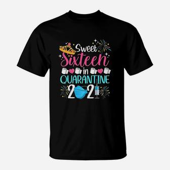 Sweet 16 16Th Birthday T-Shirt | Crazezy