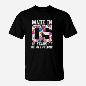 Sweet Sixteen Birthday T-Shirt | Crazezy AU
