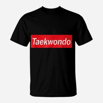 Taekwondo Gifts For Boys Girls Men Cool Taekwondo Shirt Kids T-Shirt | Crazezy AU