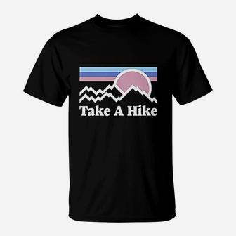 Take A Hike Mountain Graphic Rocky Mountains Nature T-Shirt | Crazezy CA