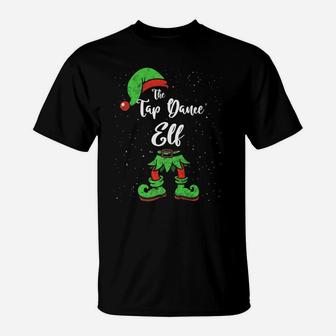 Tap Dance Elf Matching Family Christmas Pajama Costume T-Shirt | Crazezy