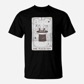 Tarot Card The Magician Hat Magic Witchy Gothic Aesthetic T-Shirt | Crazezy