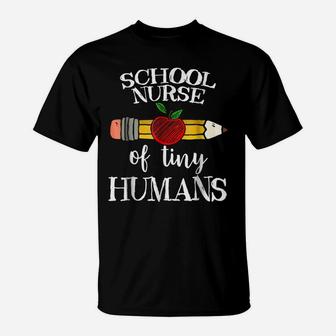 Teacher Of Tiny Humans Shirt - School Nurse Shirt Gifts T-Shirt | Crazezy UK