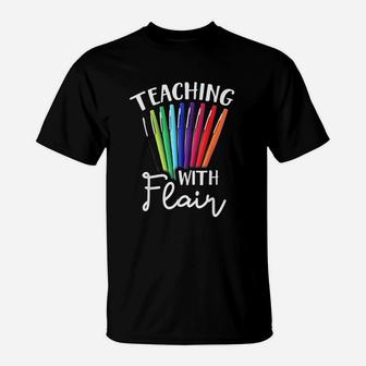 Teaching With Flair T-Shirt | Crazezy AU