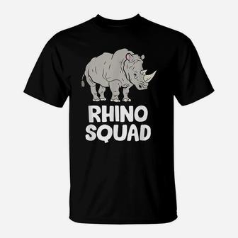Team Rhino Rhino Squad Love Rhinoceros T-Shirt | Crazezy UK