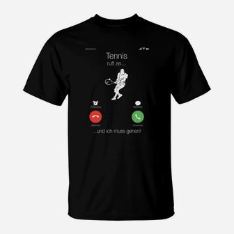 Tennis-Humor T-Shirt für Sportbegeisterte, Anruf Ignorieren Design - Seseable
