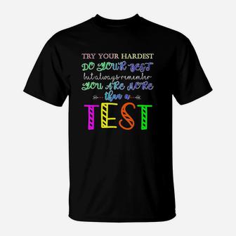 Test Day Funny School Professor Teacher T-Shirt | Crazezy UK