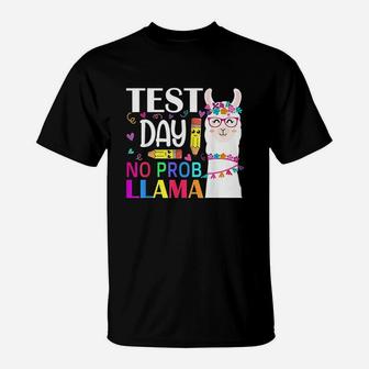 Test Day No Prob-Llama Llama Teacher T-Shirt | Crazezy DE